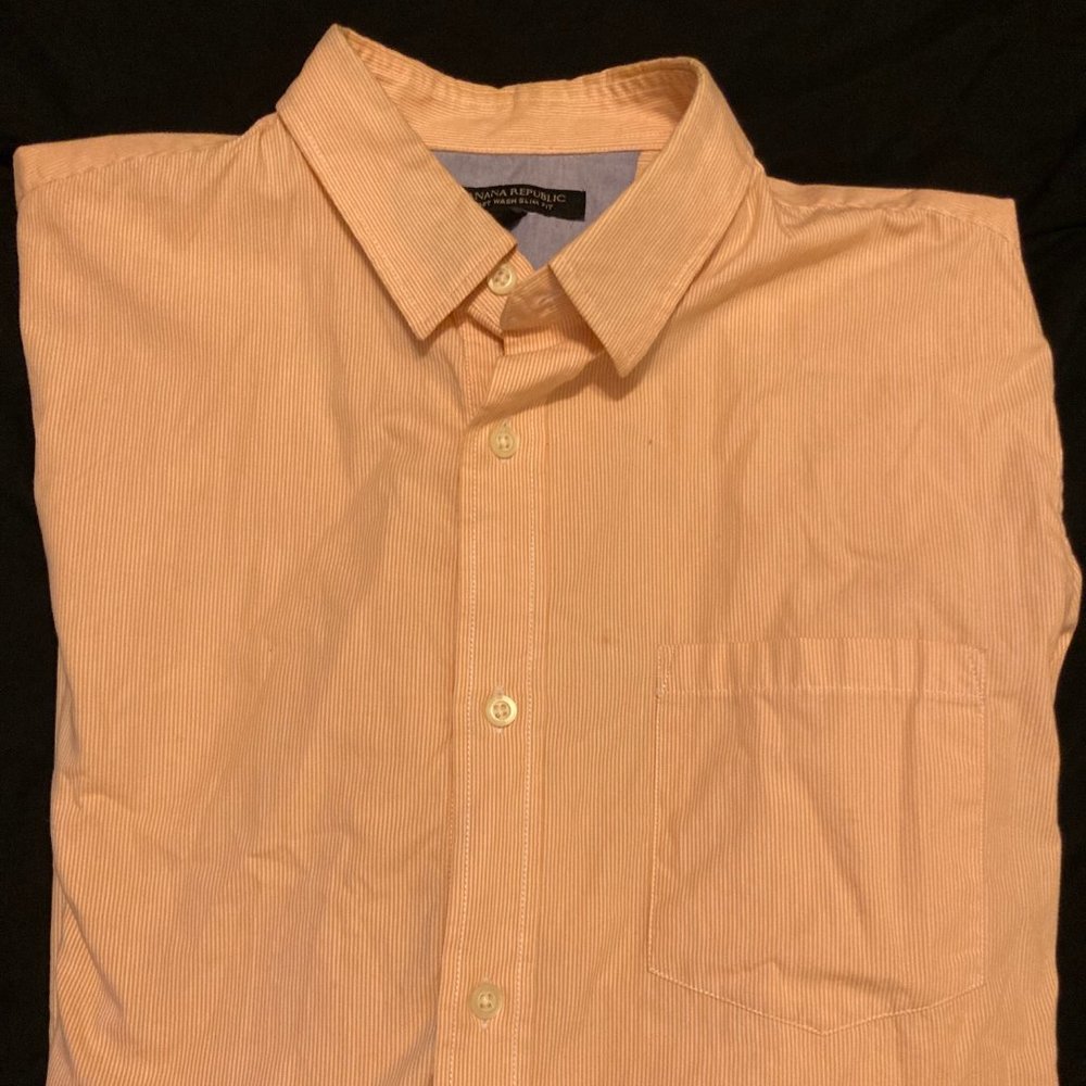 Light Pink Banana Republic Button-Down